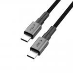 Cablu pentru incarcare si transfer de date TECH-PROTECT UltraBoost DNA, 2x USB-C, PD 60W, 3A, 50cm, Gri 5 - lerato.ro