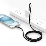 Cablu pentru incarcare si transfer de date TECH-PROTECT UltraBoost DNA, 2x USB-C, PD 60W, 3A, 50cm, Gri 4 - lerato.ro