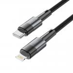 Cablu pentru incarcare si transfer de date TECH-PROTECT UltraBoost, USB Type-C/Lightning, PD 20W, 3A, 1m, Gri 3 - lerato.ro