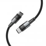 Cablu pentru incarcare si transfer de date TECH-PROTECT UltraBoost, 2x USB Type-C, PD 60W, 3A, 25cm, Gri 5 - lerato.ro