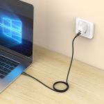 Cablu pentru incarcare si transfer de date TECH-PROTECT UltraBoost DNA, USB-C/Lightning, PD 27W, 3A, 2m, Gri 3 - lerato.ro