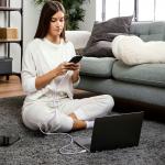 Cablu pentru incarcare si transfer de date TECH-PROTECT UltraBoost Lite, USB-C/Lightning, PD 27W, 3A, 2m, Mov 6 - lerato.ro