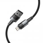 Cablu pentru incarcare si transfer de date TECH-PROTECT UltraBoost, USB/Lightning, 12W, 2.4A, 25cm, Gri 4 - lerato.ro