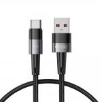 Cablu pentru incarcare si transfer de date TECH-PROTECT UltraBoost, USB/USB Type-C, 66W, 6A, 50cm, Gri 2 - lerato.ro