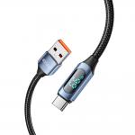 Cablu pentru incarcare si transfer de date TECH-PROTECT UltraBoost LED, USB/USB Type-C, 66W, 6A, 1m, Albastru 6 - lerato.ro