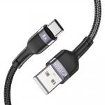 Cablu pentru incarcare si transfer de date TECH-PROTECT UltraBoost, USB/USB Type-C, 3A, 25cm, Negru 4 - lerato.ro