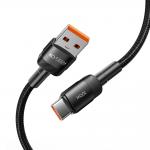 Cablu pentru incarcare si transfer de date TECH-PROTECT UltraBoost EVO, USB/USB Type-C, 100W, 5A, 1m, Negru 4 - lerato.ro