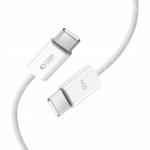 Cablu pentru incarcare si transfer de date TECH-PROTECT UltraBoost Classic, 2x USB Type-C, PD 60W, 3A, 25cm, Alb 4 - lerato.ro