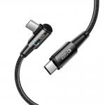 Cablu pentru incarcare si transfer de date TECH-PROTECT UltraBoost L, 2x USB Type-C, PD 60W, 6A, 2m, Gri 6 - lerato.ro