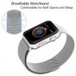 Curea otel inoxidabil Tech-Protect Milaneseband compatibila cu Apple Watch 4/5/6/7/8/SE 38/40/41mm Silver 7 - lerato.ro