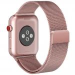 Curea otel inoxidabil Tech-Protect Milaneseband compatibila cu Apple Watch 4/5/6/7/8/SE/Ultra 42/44/45/49mm Rose Gold 2 - lerato.ro