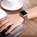 Curea otel inoxidabil Tech-Protect Milaneseband compatibila cu Apple Watch 4/5/6/7/8/SE/Ultra 42/44/45/49mm Rose Gold 4 - lerato.ro