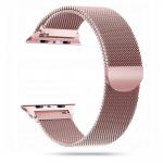 Curea otel inoxidabil Tech-Protect Milaneseband compatibila cu Apple Watch 4/5/6/7/8/SE/Ultra 42/44/45/49mm Rose Gold 5 - lerato.ro