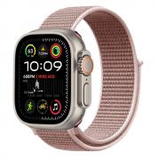 Curea material textil Tech-Protect Nylon compatibila cu Apple Watch 4/5/6/7/8/9/10/SE 38/40/41/42mm Rose