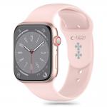 Curea silicon Tech-Protect Silicone compatibila cu Apple Watch 4/5/6/7/8/9/SE 38/40/41mm Pink 4 - lerato.ro