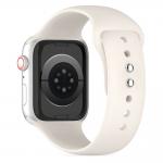 Curea silicon Tech-Protect Silicone compatibila cu Apple Watch 4/5/6/7/8/9/SE 38/40/41mm Starlight 2 - lerato.ro
