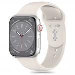 Curea silicon Tech-Protect Silicone compatibila cu Apple Watch 4/5/6/7/8/9/SE 38/40/41mm Starlight 4 - lerato.ro