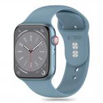 Curea silicon Tech-Protect Silicone compatibila cu Apple Watch 4/5/6/7/8/9/SE/Ultra1/2 42/44/45/49mm Blue 4 - lerato.ro