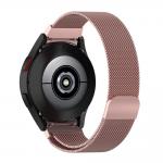 Curea otel inoxidabil Tech-Protect Milaneseband V2 compatibila cu Samsung Galaxy Watch 4/5/5 Pro 40/42/44/45/46mm Rose Gold