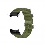 Curea material textil Tech-Protect Scout compatibila cu Samsung Galaxy Watch 4/5/5 Pro 40/42/44/45/46mm Green