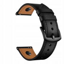 Curea piele Tech-Protect Screwband compatibila cu Samsung Galaxy Watch 4/5/5 Pro 40/42/44/45/46mm Black