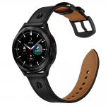 Curea piele Tech-Protect Screwband compatibila cu Samsung Galaxy Watch 4/5/5 Pro/6 40/42/44/45/46mm Black 5 - lerato.ro