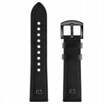 Curea piele Tech-Protect Screwband compatibila cu Samsung Galaxy Watch 4/5/5 Pro/6 40/42/44/45/46mm Black 4 - lerato.ro