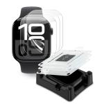 Set 3 folii protectie Tech-Protect Supreme Set Plus compatibile cu Apple Watch 12 (42 mm), Transparent 3 - lerato.ro