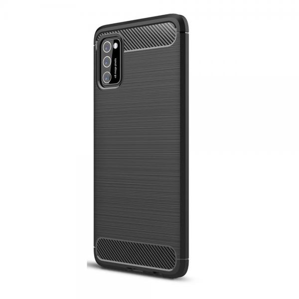 Carcasa TECH-PROTECT TPUCARBON compatibila cu Samsung Galaxy A03s Black