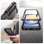 Carcasa 360 grade TECH-PROTECT Kevlar Pro compatibila cu Samsung Galaxy A25 5G, Protectie display, Negru 3 - lerato.ro
