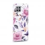 Carcasa Tech-Protect Floral compatibil cu Samsung Galaxy A42 5G White 2 - lerato.ro