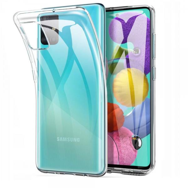 Carcasa TECH-PROTECT Flexair compatibila cu Samsung Galaxy A51 Crystal 1 - lerato.ro
