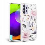 Carcasa Tech-Protect Floral compatibila cu Samsung Galaxy A52 4G/5G si Galaxy A52s 5G White 2 - lerato.ro
