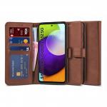 Husa TECH-PROTECT Wallet V2 compatibila cu Samsung Galaxy A52 4G/5G si Galaxy A52s 5G Brown 4 - lerato.ro