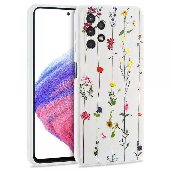 Carcasa Tech-Protect Mood compatibila cu Samsung Galaxy A53 5G Garden White