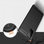 Carcasa TECH-PROTECT TPUCARBON compatibila cu Samsung Galaxy A72 Black 3 - lerato.ro