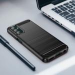 Carcasa TechProtect TpuCarbon compatibila cu Samsung Galaxy M13 Black