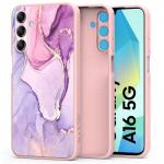 Carcasa TECH-PROTECT Icon compatibila cu Samsung Galaxy S24 FE Marble 5 - lerato.ro
