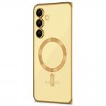 Carcasa TECH-PROTECT MagFlex MagSafe compatibila cu Samsung Galaxy S24 FE Majestic Gold 2 - lerato.ro