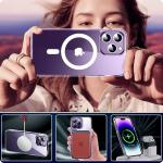 Carcasa TECH-PROTECT Flexair Hybrid MagSafe compatibila cu Samsung Galaxy S24 Ultra Clear 4 - lerato.ro