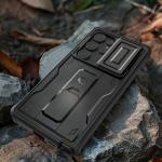 Carcasa 360 grade TECH-PROTECT Kevlar Cam compatibila cu Samsung Galaxy S25 Ultra, Protectie display si camera, Negru 3 - lerato.ro