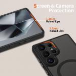 Carcasa TECH-PROTECT MagCam MagSafe compatibila cu Samsung Galaxy S25 Ultra Matte Black 3 - lerato.ro