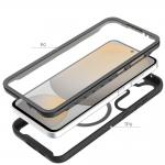 Carcasa 360 grade TECH-PROTECT Defense MagSafe compatibila cu Samsung Galaxy S25, Protectie display, Negru 5 - lerato.ro