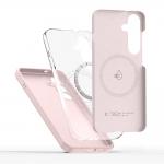 Carcasa TECH-PROTECT Liquid Silicone MagSafe compatibila cu Samsung Galaxy S25 Pink 5 - lerato.ro