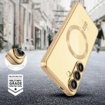 Carcasa TECH-PROTECT MagFlex MagSafe compatibila cu Samsung Galaxy S25 Shiny Gold 3 - lerato.ro