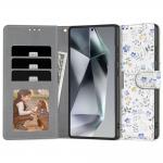 Husa TECH-PROTECT Wallet compatibila cu Samsung Galaxy S25 Spring Flowers 4 - lerato.ro