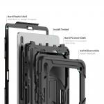Carcasa 360 grade TECH-PROTECT Solid compatibila cu Samsung Galaxy Tab S7 Plus / S7 FE / S8 Plus 12.4 inch Black 9 - lerato.ro