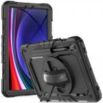 Carcasa 360 grade TECH-PROTECT Solid compatibila cu Samsung Galaxy Tab S9 FE 10.9 inch Black