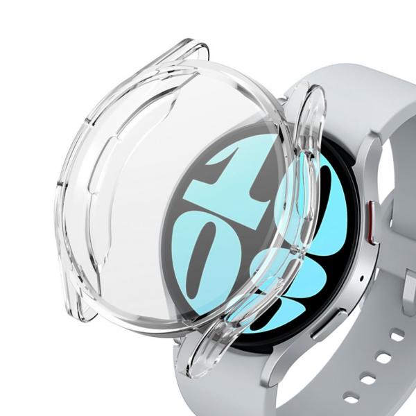 Carcasa cu protectie ecran TECH-PROTECT Defense 360 compatibila cu Samsung Galaxy Watch 6 40mm Clear 1 - lerato.ro