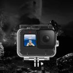 Carcasa protectie waterproof Tech-Protect pentru camera video sport GoPro Hero9/Hero10 Black, Transparent